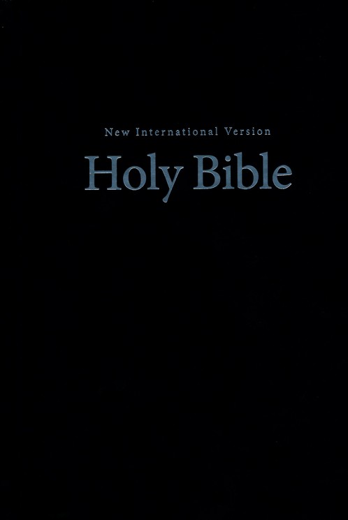 Niv pew bibles in large print by the cases